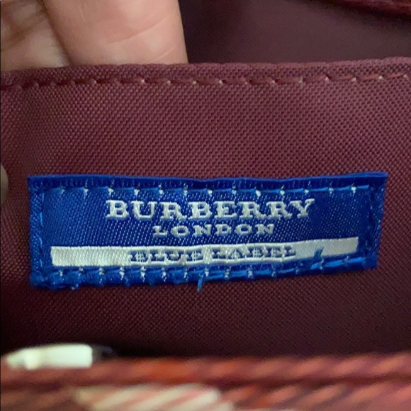Auth Burberry Blue Label London Reds Mini Handbag - Picture 3 of 16